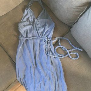 Banana Republic 100% silk wrap dress